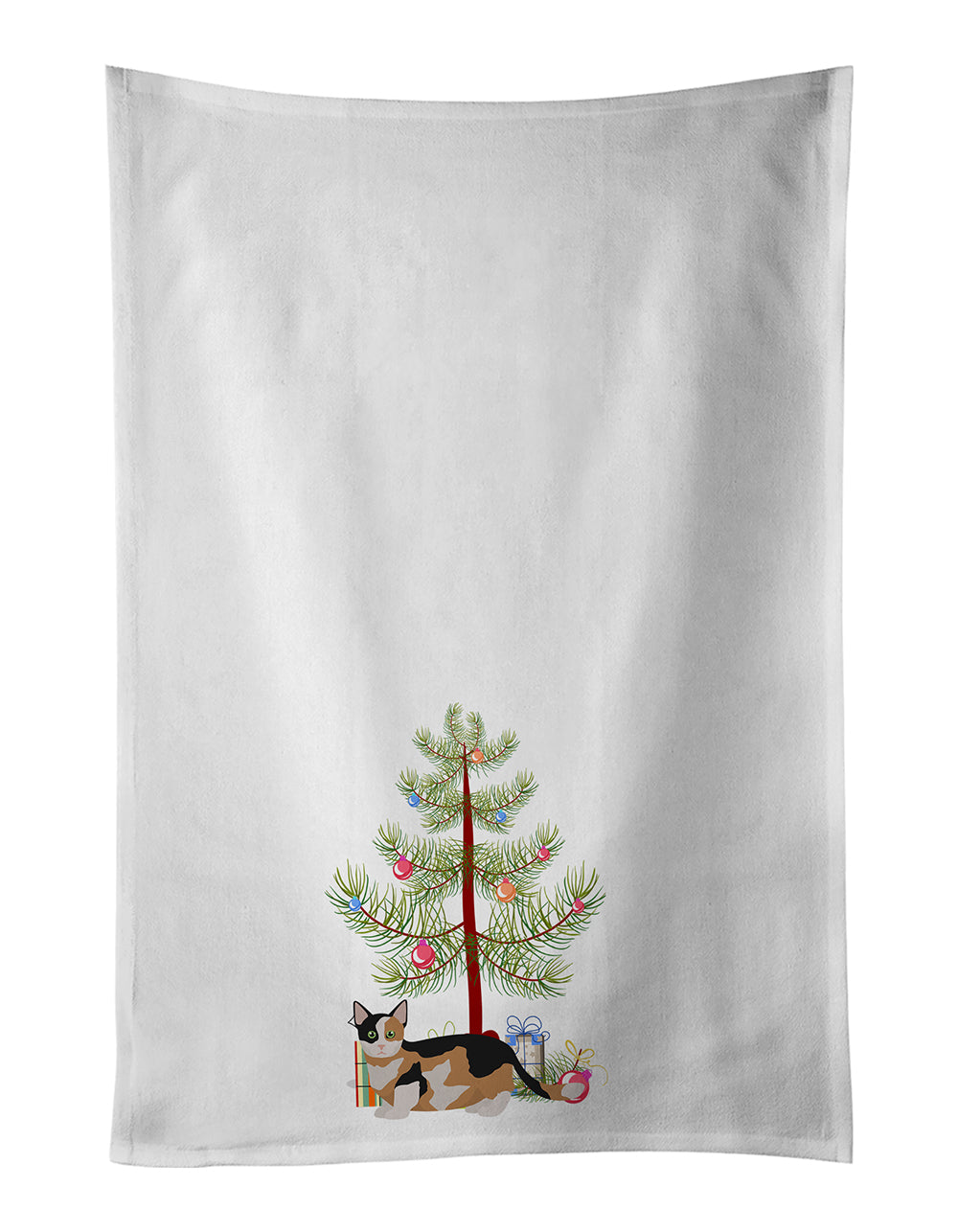 Buy this Munchkin Cat Merry Christmas White Kitchen Towel Set of 2