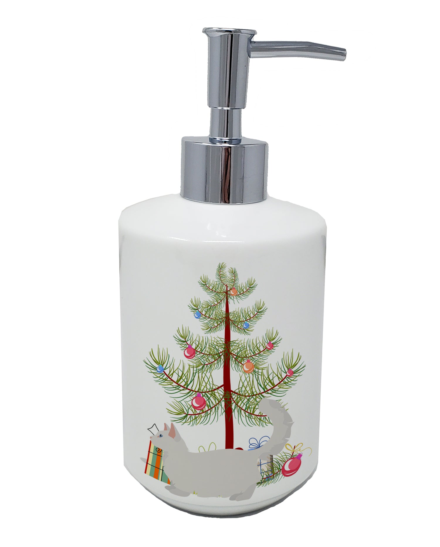 Buy this Munchkin #2 Cat Merry Christmas Ceramic Soap Dispenser