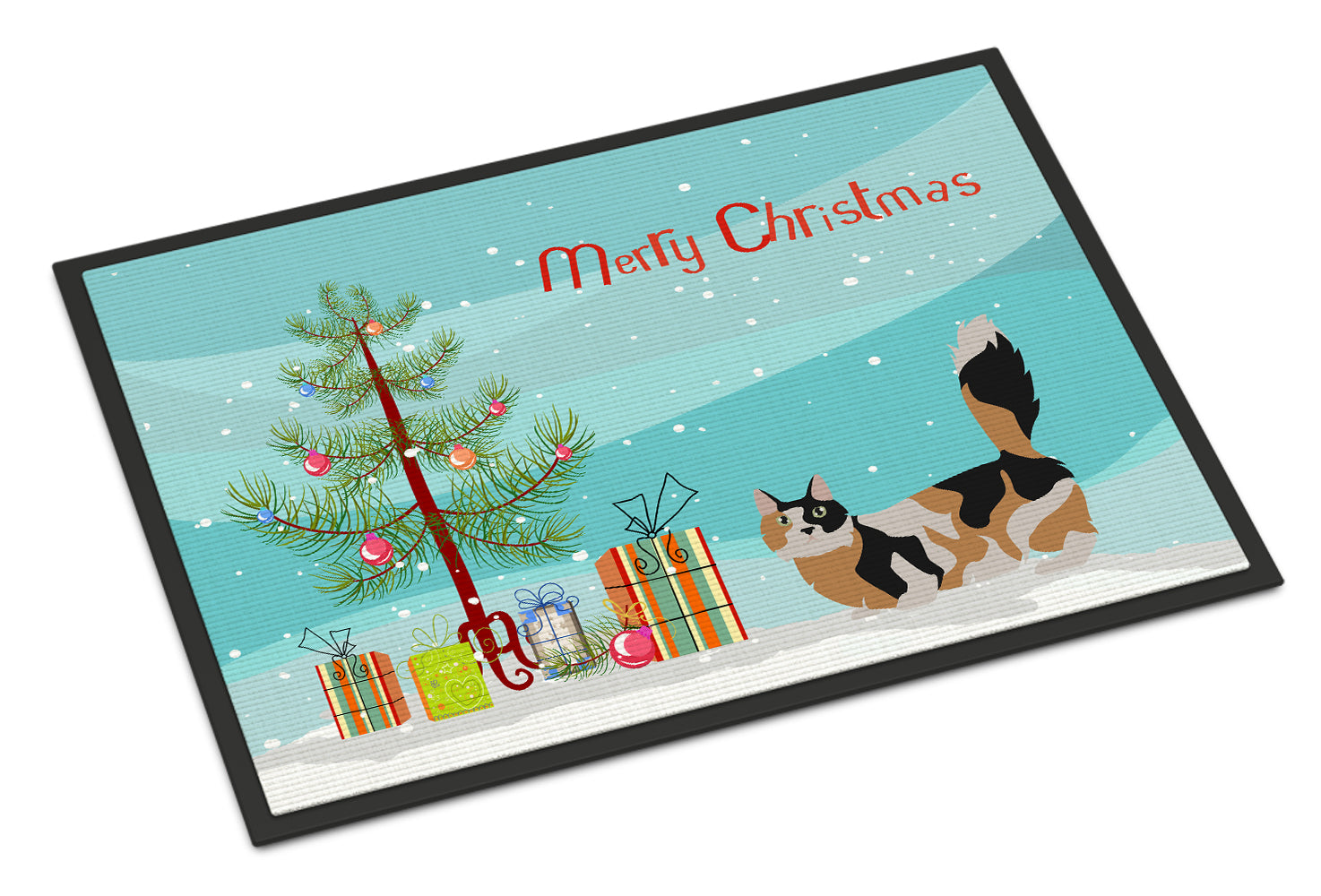 Munchkin #3 Cat Merry Christmas Indoor or Outdoor Mat 18x27 CK4658MAT - the-store.com