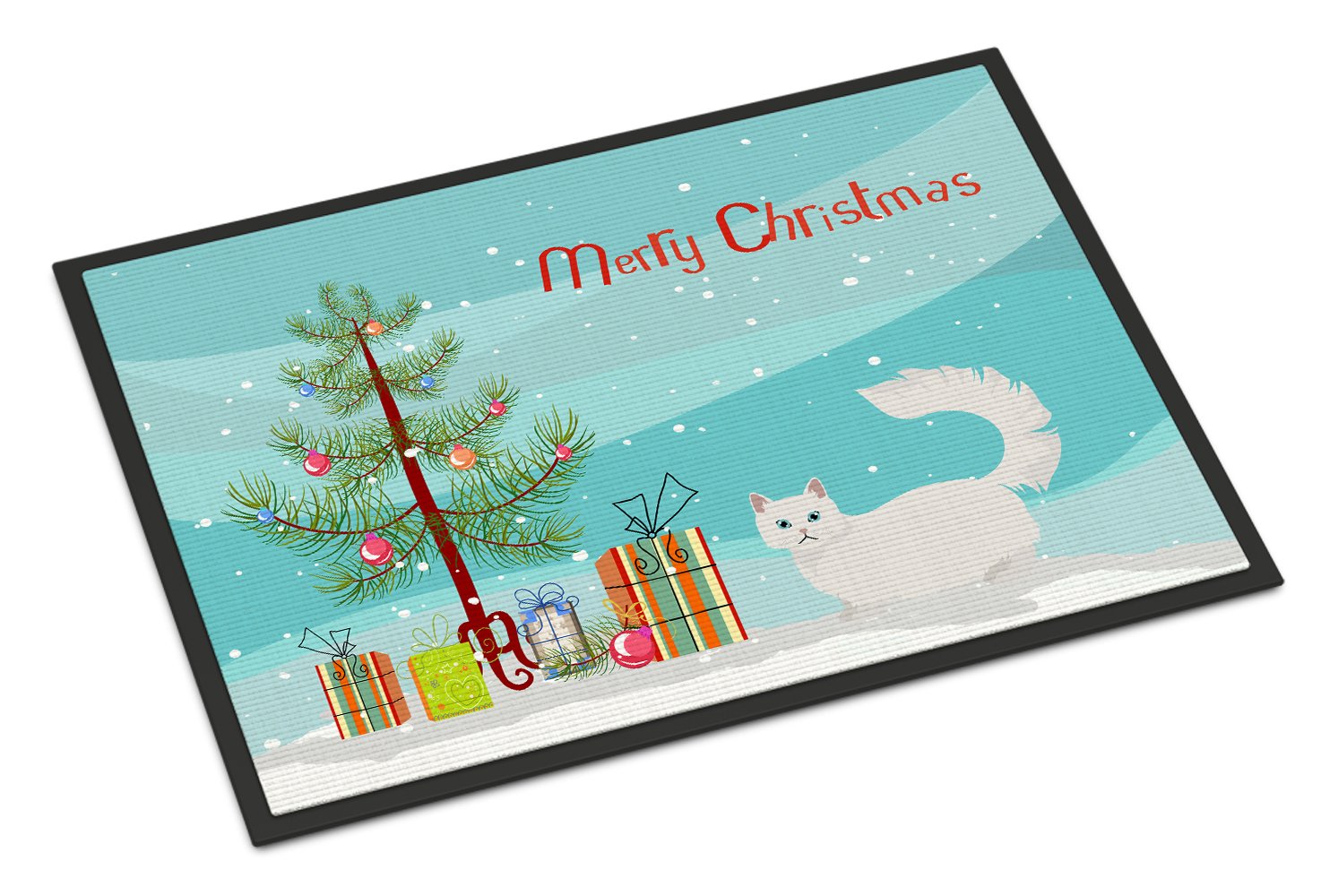 Napoleon #1 Cat Merry Christmas Indoor or Outdoor Mat 24x36 CK4659JMAT by Caroline's Treasures