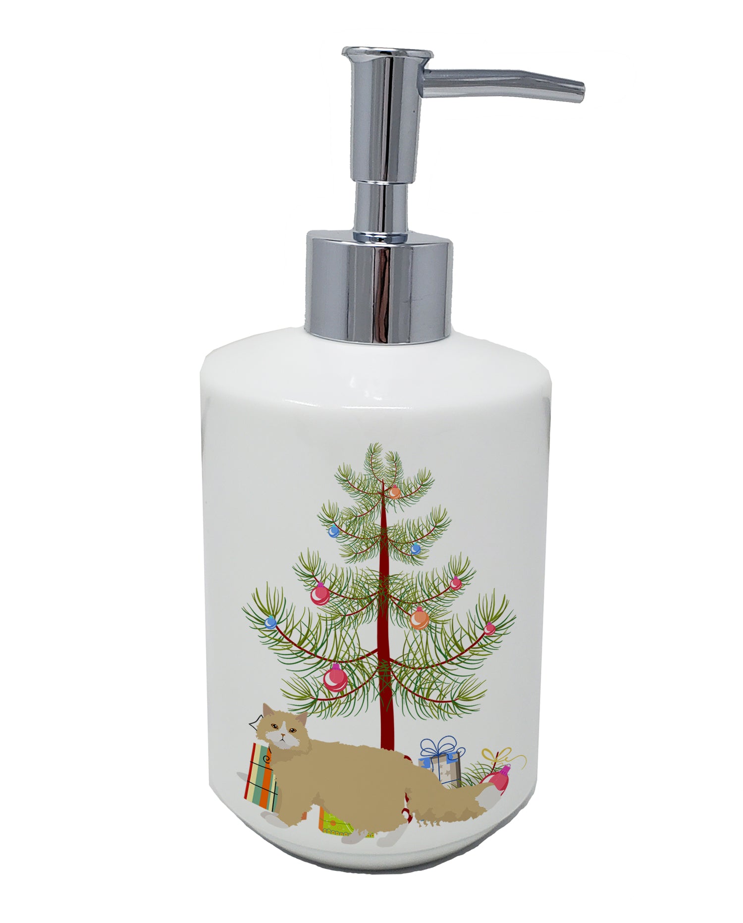 Buy this Oregon Rex Cat Merry Christmas Ceramic Soap Dispenser