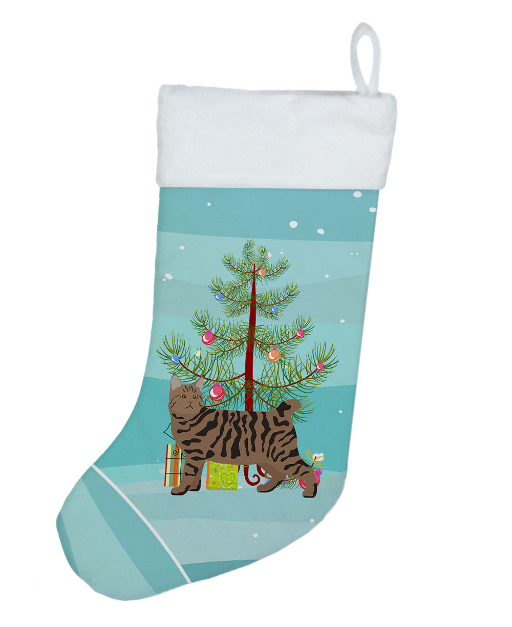 Pixie Bob #3 Cat Merry Christmas Christmas Stocking  the-store.com.