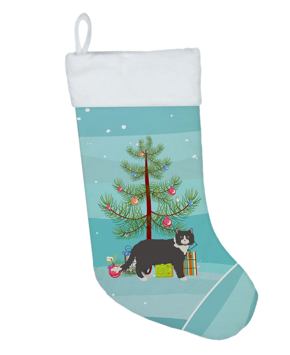 Poodle Cat #1 Cat Merry Christmas Christmas Stocking  the-store.com.