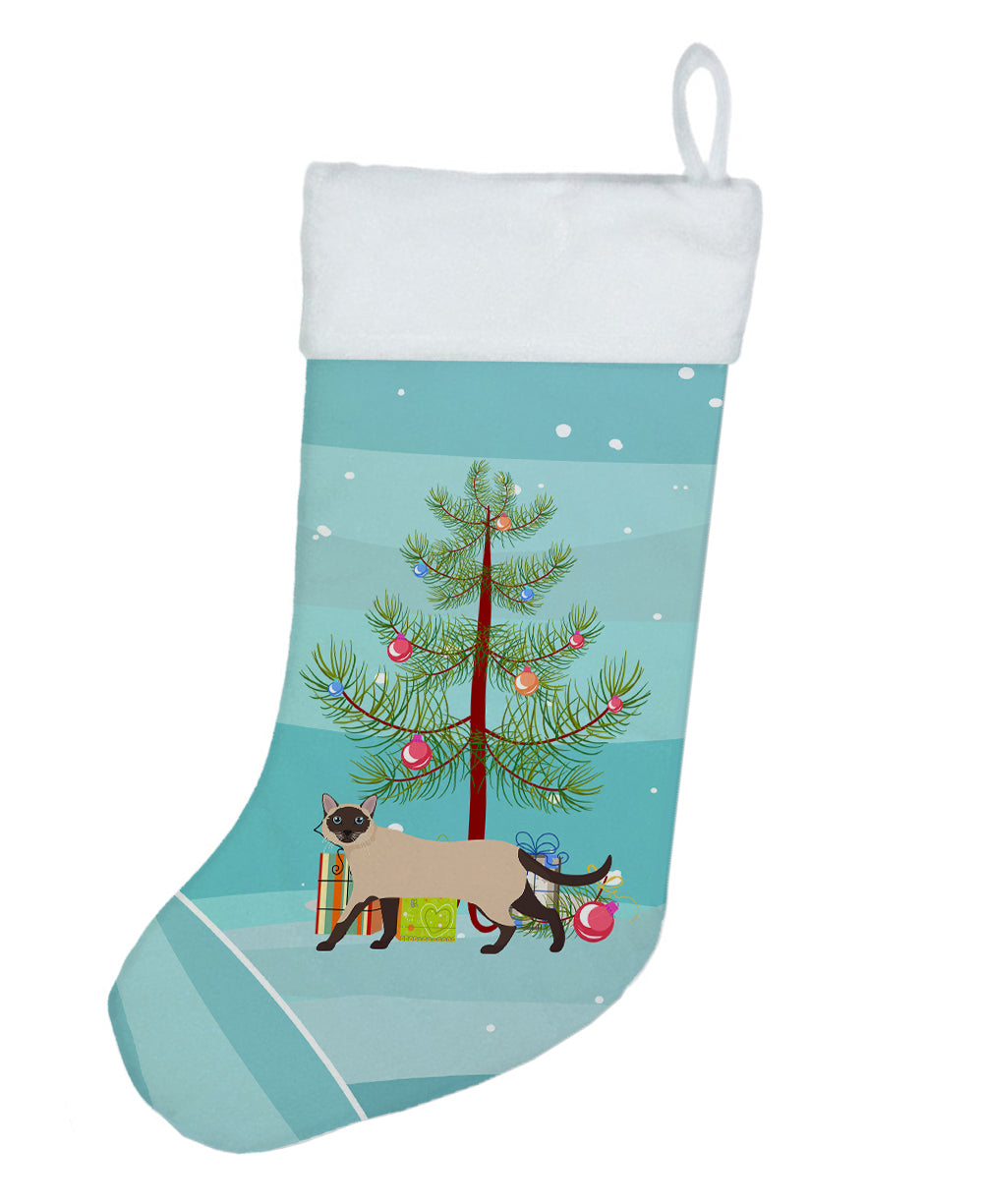 Siamese Traditional #2 Cat Merry Christmas Christmas Stocking  the-store.com.