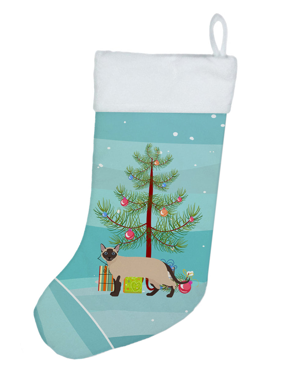 Tonkinese Cat Merry Christmas Christmas Stocking  the-store.com.