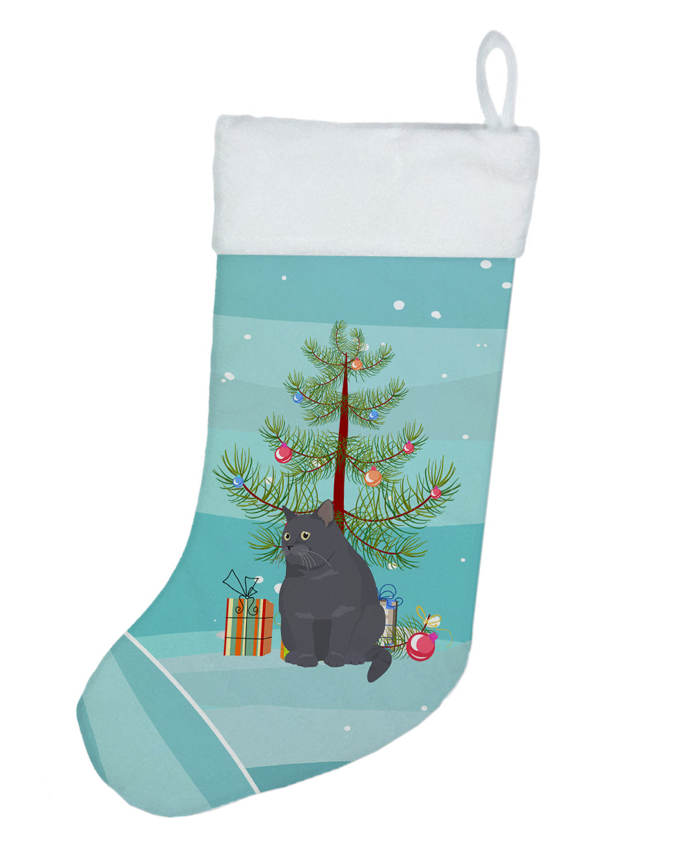 British Shorthair #2 Cat Merry Christmas Christmas Stocking  the-store.com.