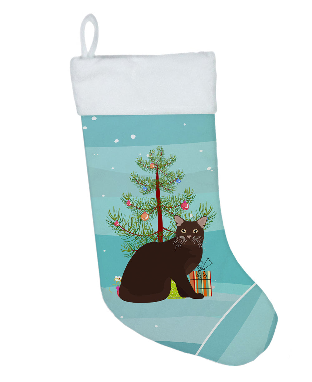 Burmese #2 Cat Merry Christmas Christmas Stocking  the-store.com.