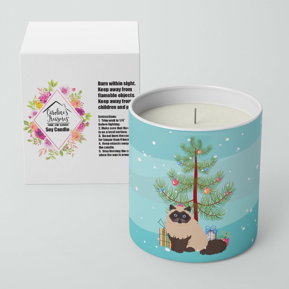 Buy this Colorpoint Persian Hymalayan Cat Merry Christmas 10 oz Decorative Soy Candle