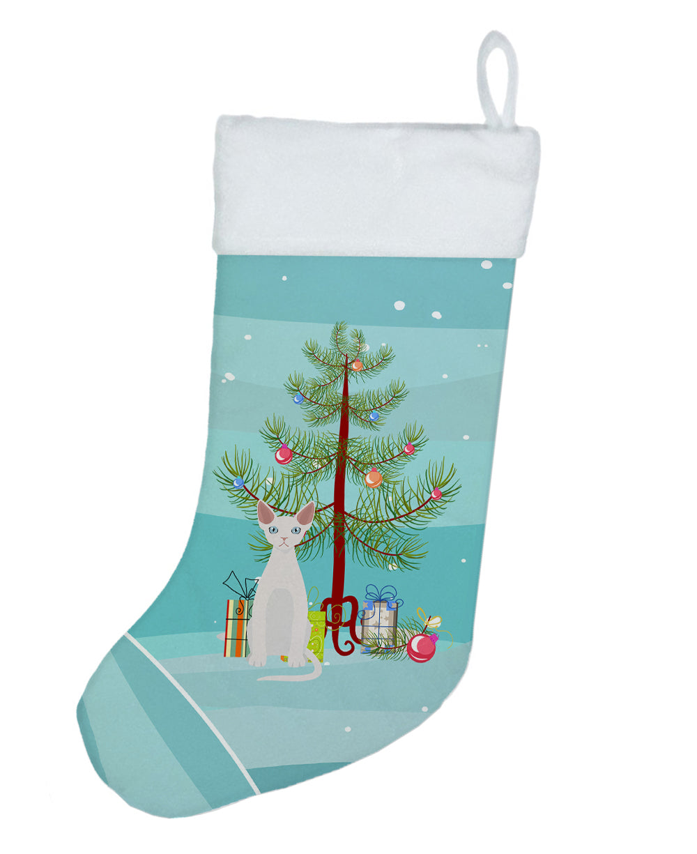 Devon Rex #2 Cat Merry Christmas Christmas Stocking  the-store.com.