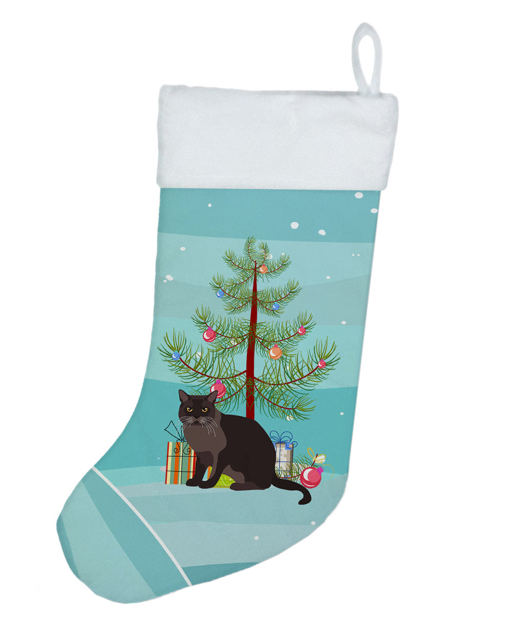 European Burmese Cat Merry Christmas Christmas Stocking  the-store.com.