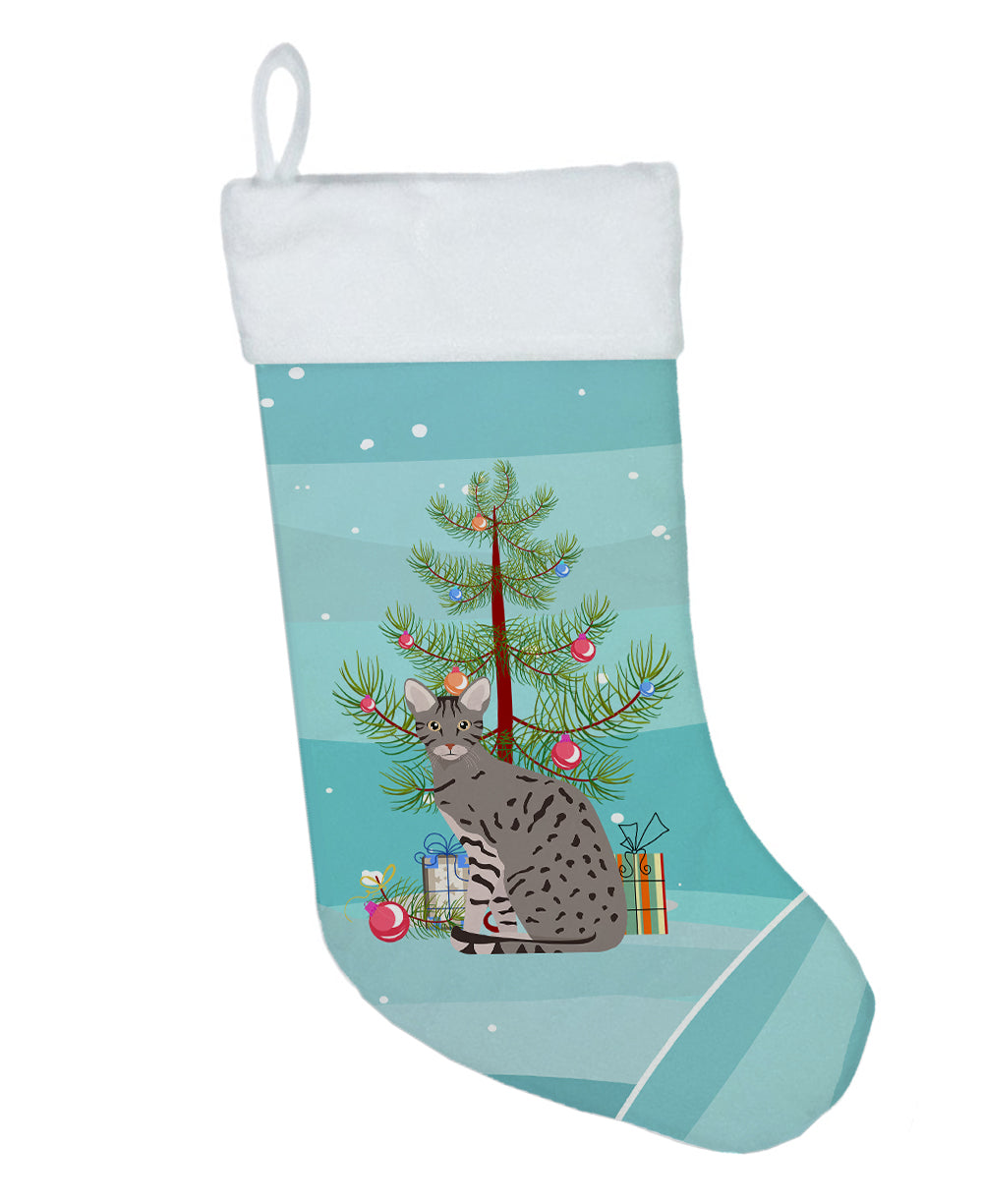 Ocicat #1 Cat Merry Christmas Christmas Stocking  the-store.com.