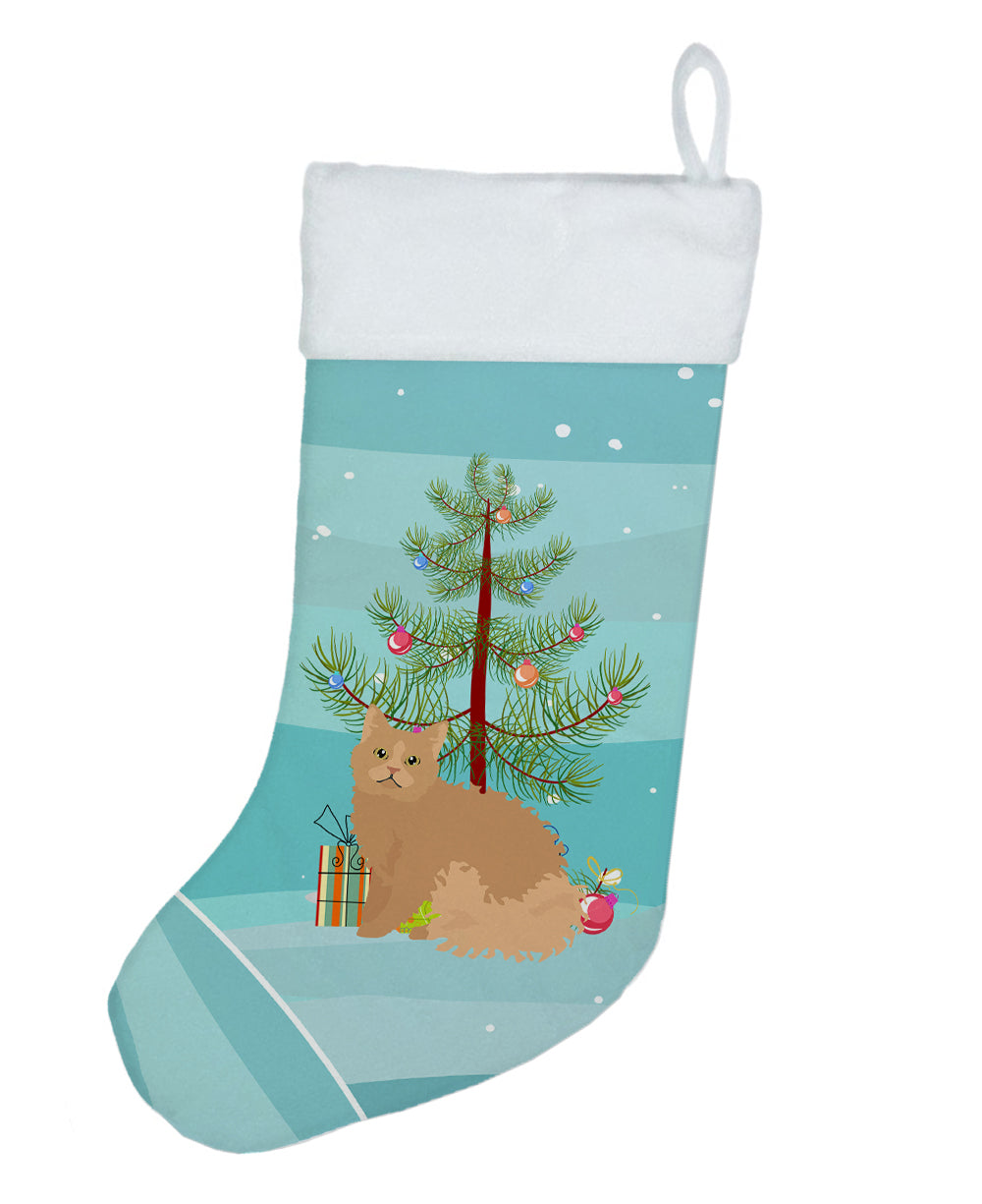 Selkirk Rex Cat Merry Christmas Christmas Stocking  the-store.com.