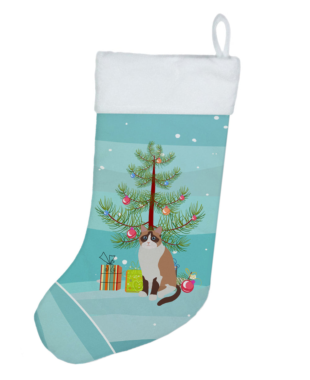 Snowshoe #1 Cat Merry Christmas Christmas Stocking  the-store.com.