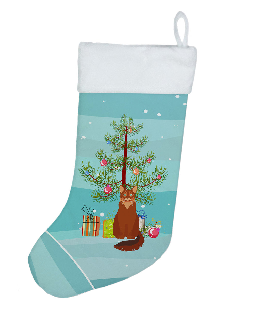 Somali Cat Merry Christmas Christmas Stocking  the-store.com.