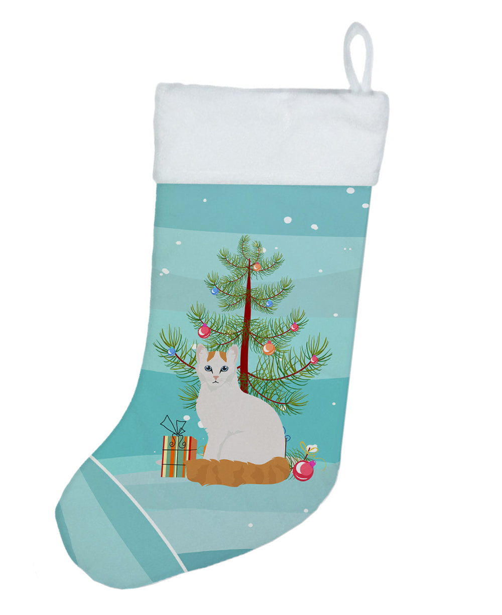 Turkish Van Cat Merry Christmas Christmas Stocking  the-store.com.