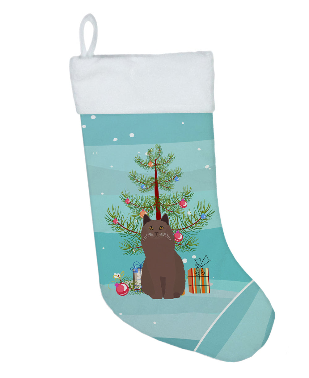 York Chocolate Cat Merry Christmas Christmas Stocking  the-store.com.