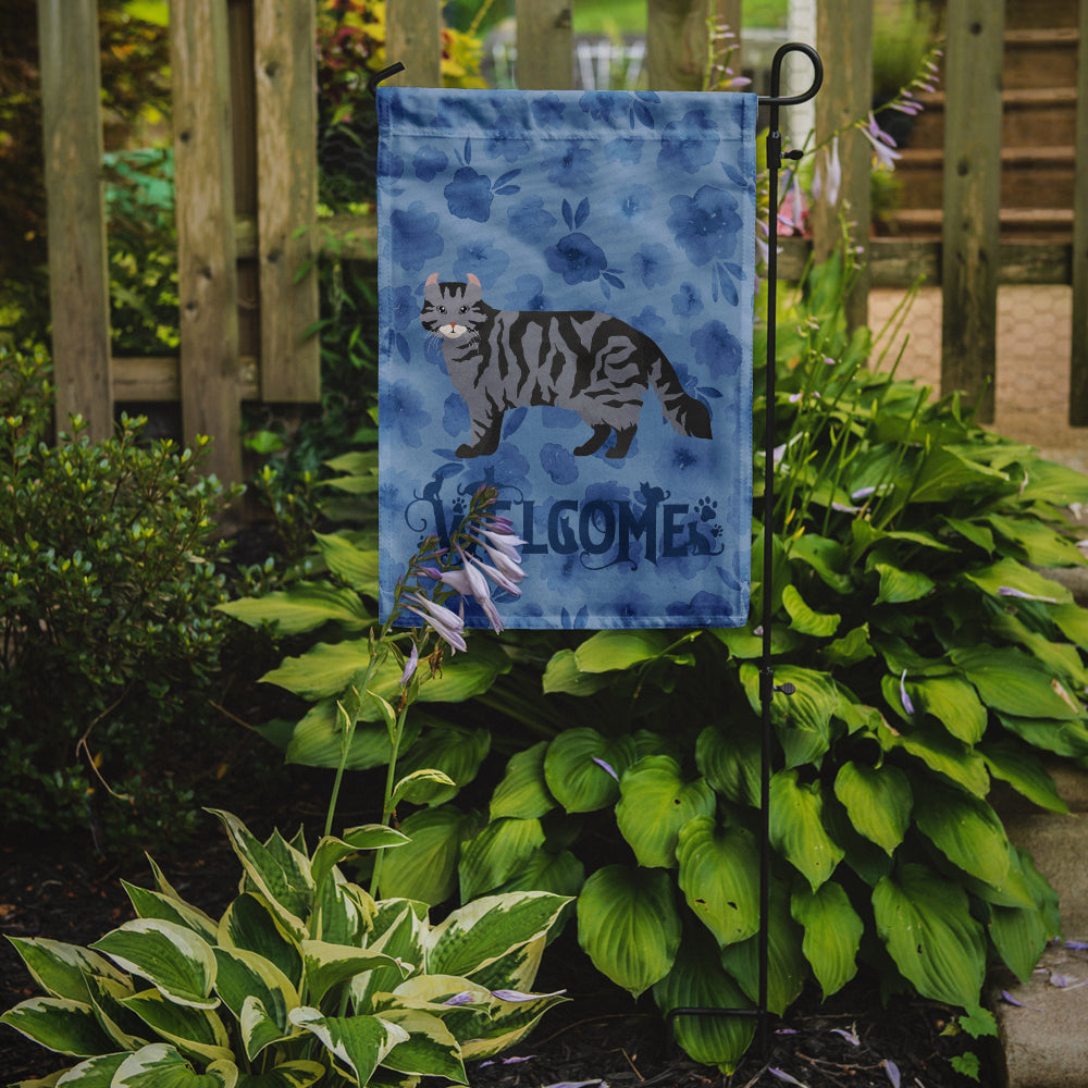 American Curl #1 Cat Welcome Flag Garden Size CK4818GF  the-store.com.