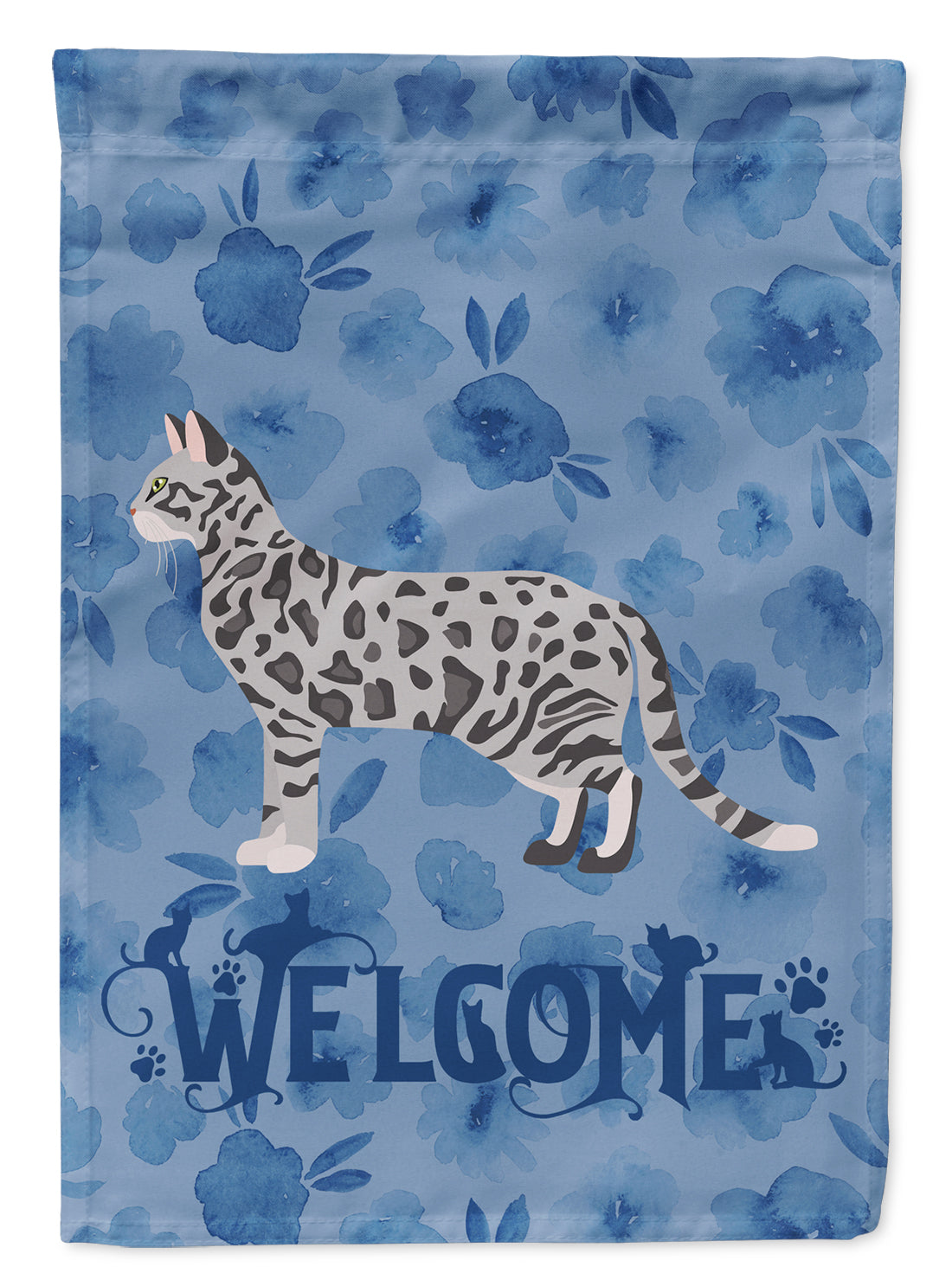 Cheetoh #2 Cat Welcome Flag Garden Size CK4853GF  the-store.com.