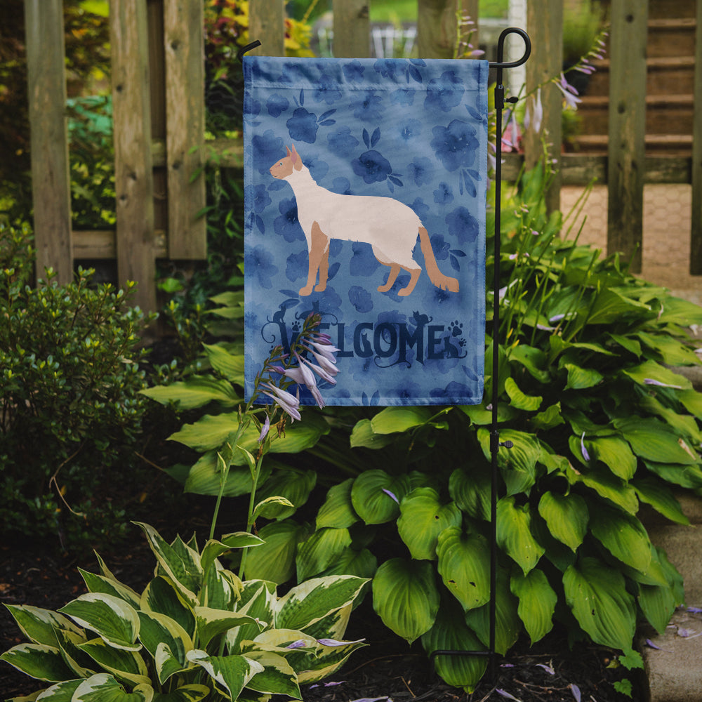 Colorpoint Longhair #2 Cat Welcome Flag Garden Size CK4857GF  the-store.com.