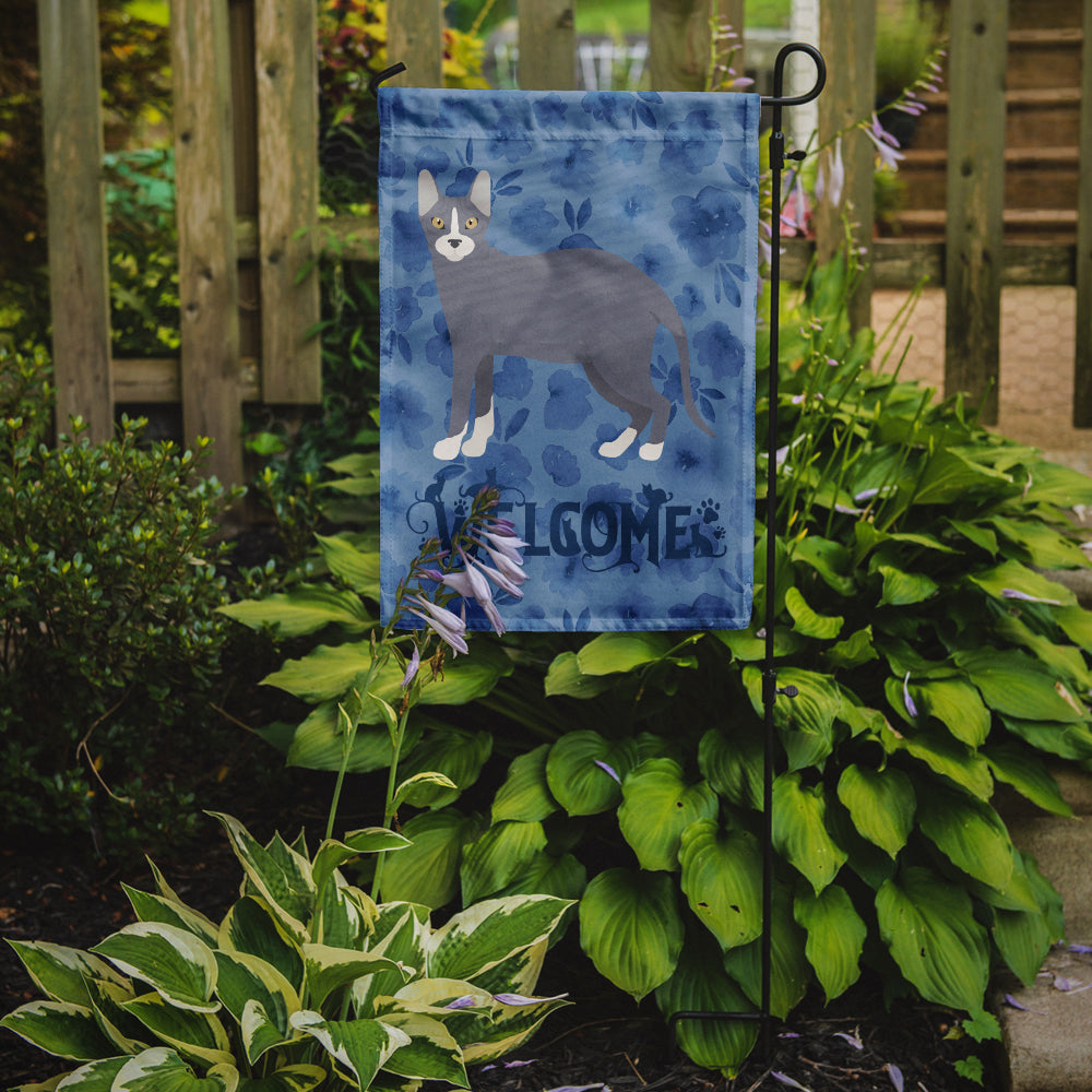 Don Sphynx #2 Cat Welcome Flag Garden Size CK4871GF  the-store.com.