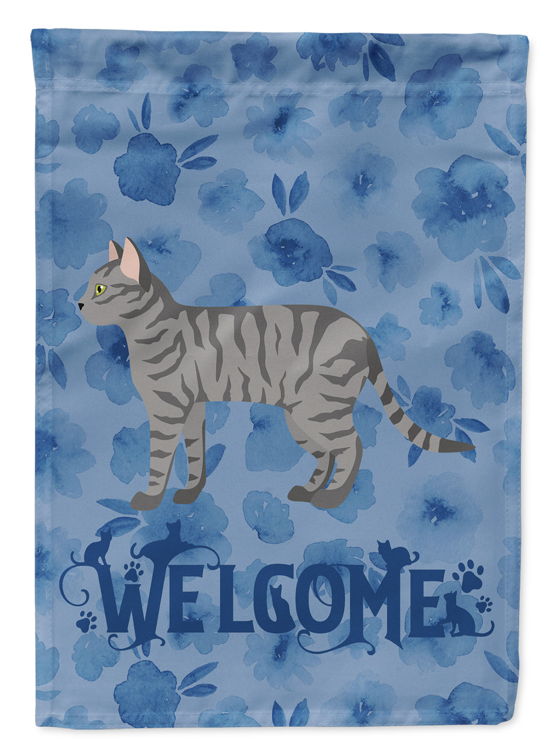 Dragon Li #3 Cat Welcome Flag Garden Size CK4875GF  the-store.com.