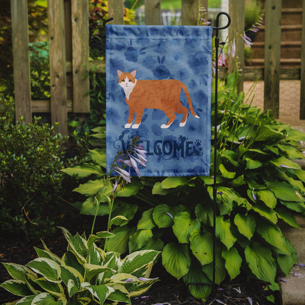 European Shorthair #1 Cat Welcome Flag Garden Size CK4883GF  the-store.com.