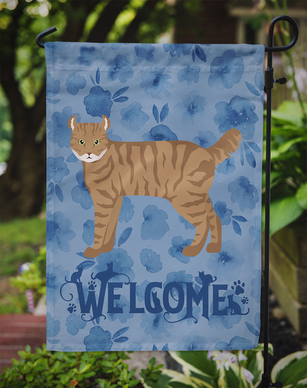 Highlander Lynx #3 Cat Welcome Flag Garden Size CK4898GF  the-store.com.