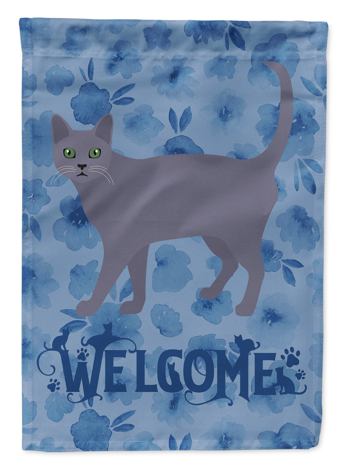 Korat #3 Cat Welcome Flag Garden Size CK4904GF  the-store.com.