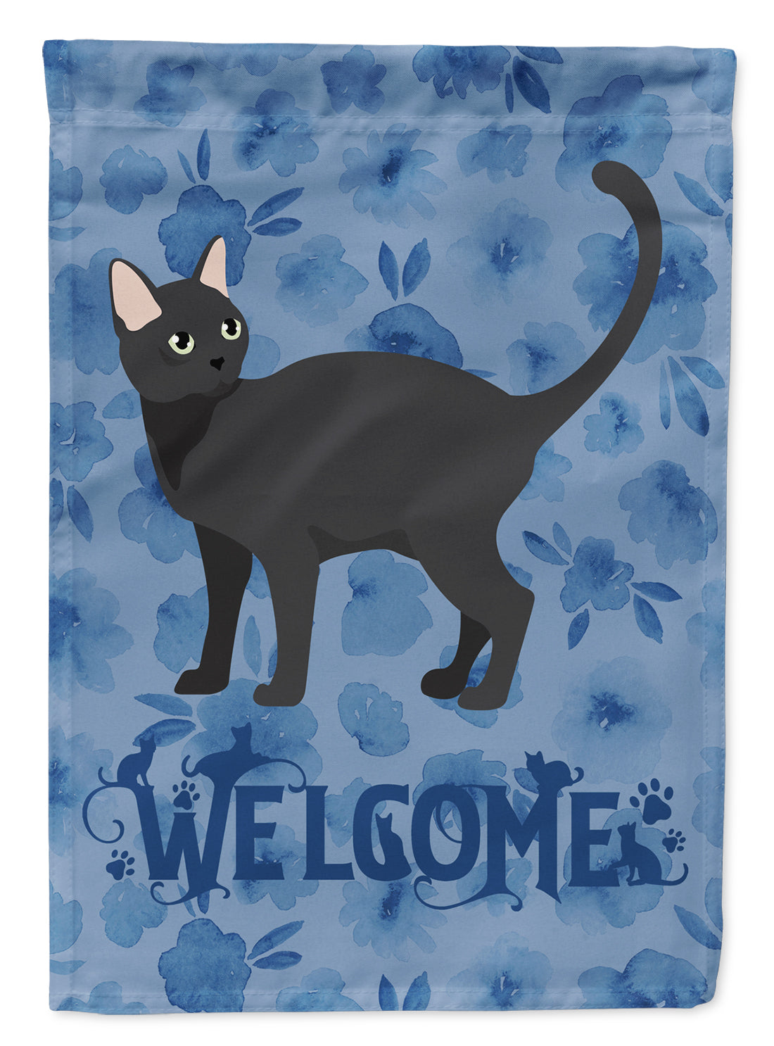 Malayan #2 Cat Welcome Flag Garden Size CK4917GF  the-store.com.