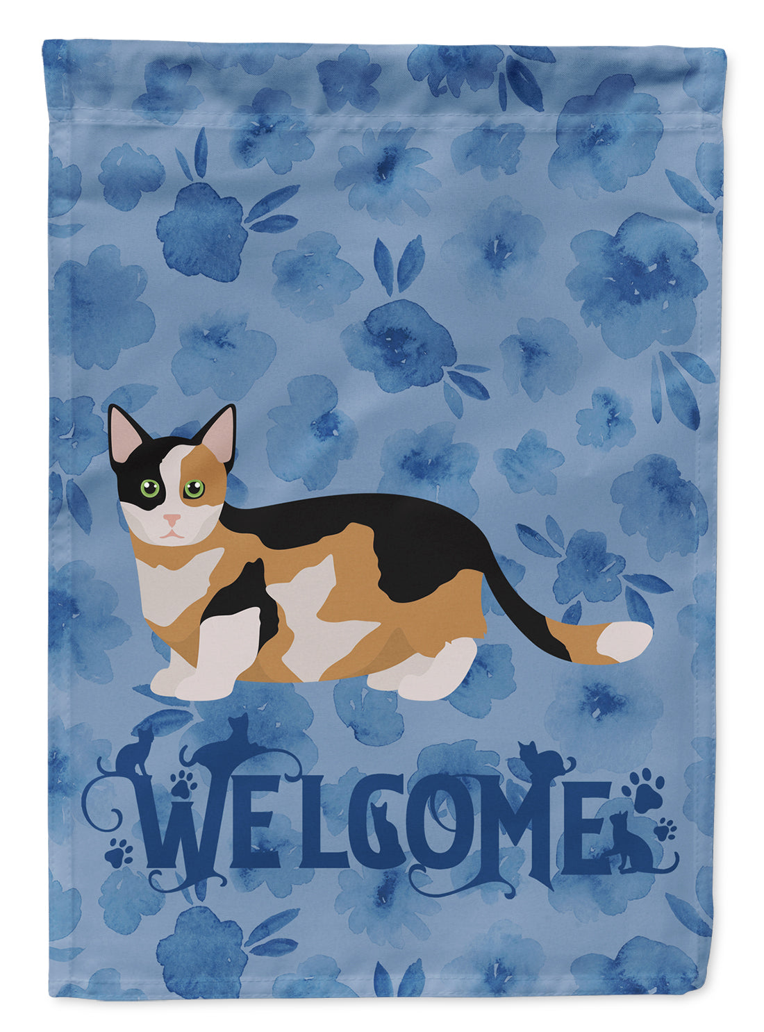 Munchkin Cat Welcome Flag Garden Size CK4922GF  the-store.com.