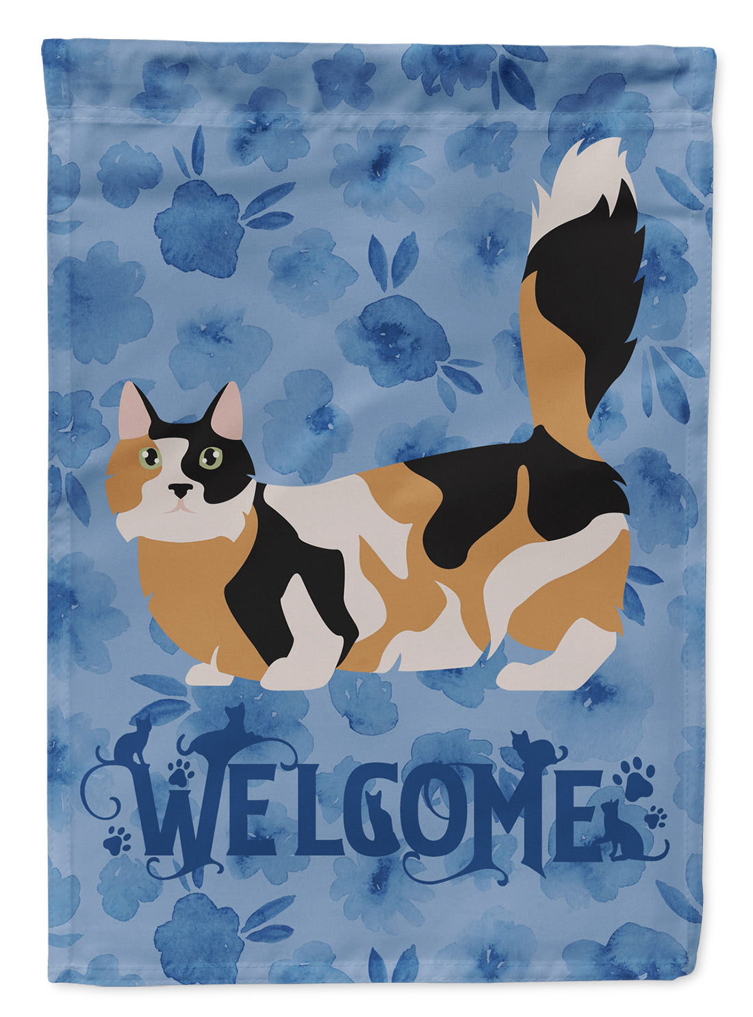 Munchkin #3 Cat Welcome Flag Garden Size CK4924GF  the-store.com.