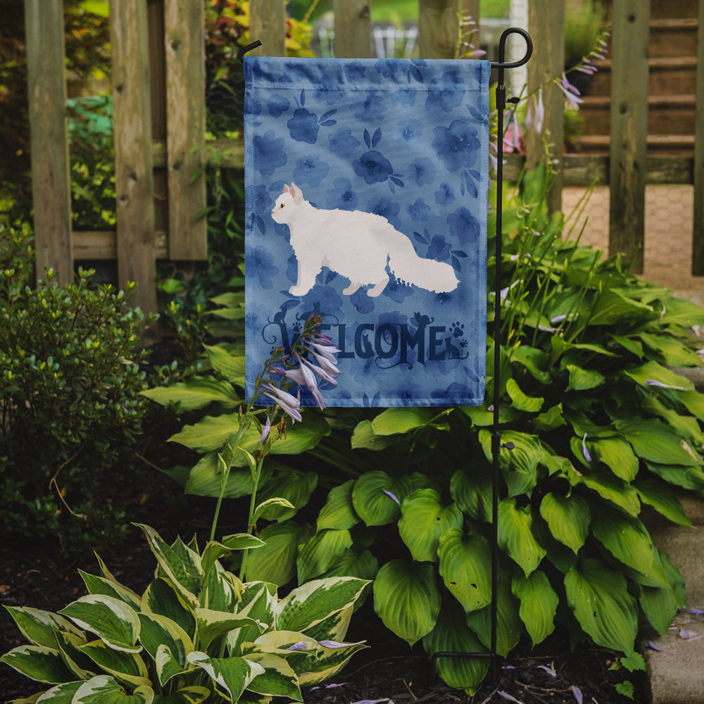 Oregon Rex #2 Cat Welcome Flag Garden Size CK4935GF  the-store.com.