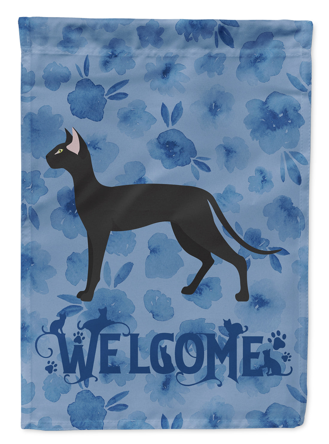 Oriental Shorthair #1 Cat Welcome Flag Garden Size CK4939GF  the-store.com.