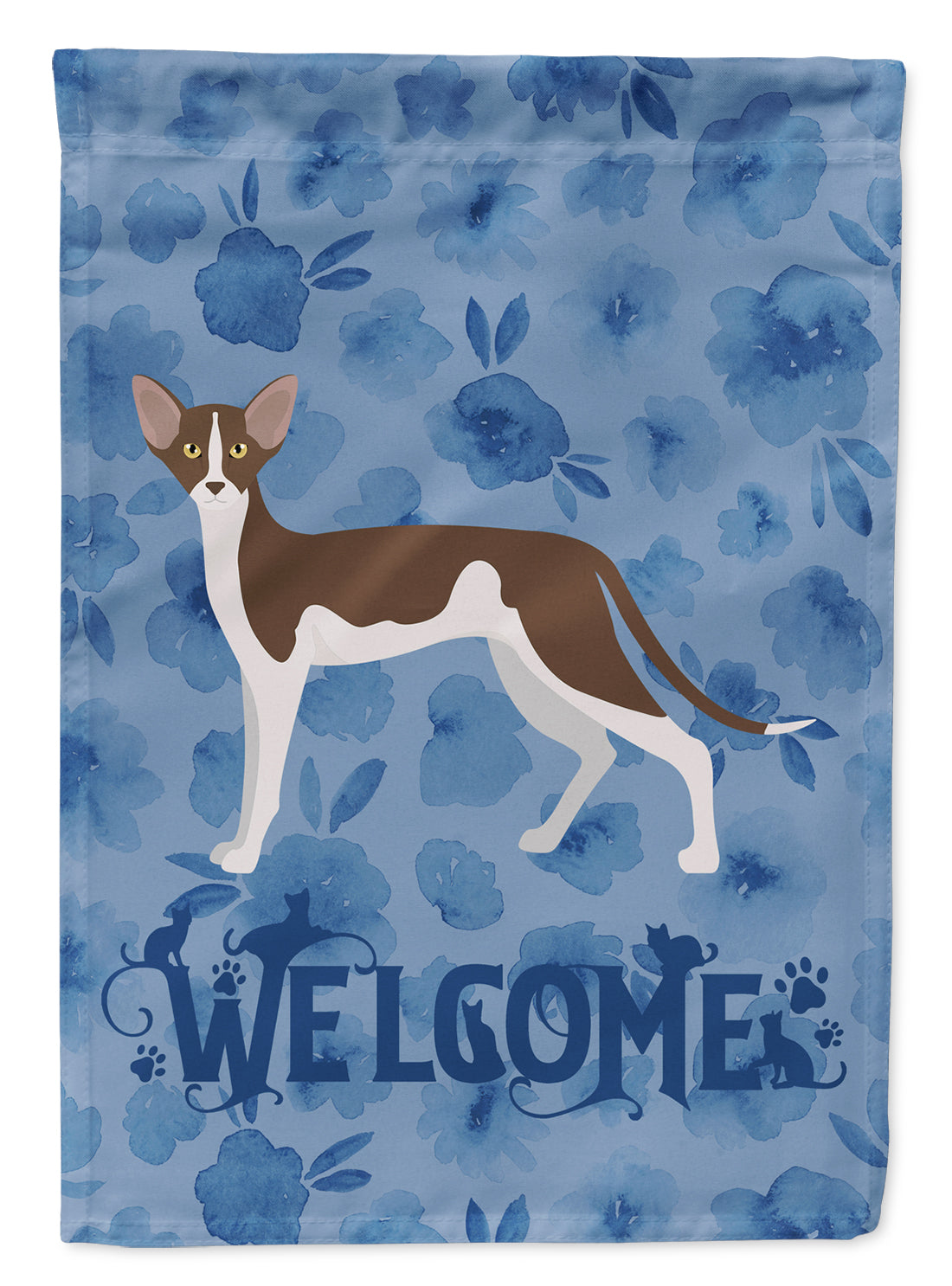 Oriental Shorthair #2 Cat Welcome Flag Garden Size CK4940GF  the-store.com.