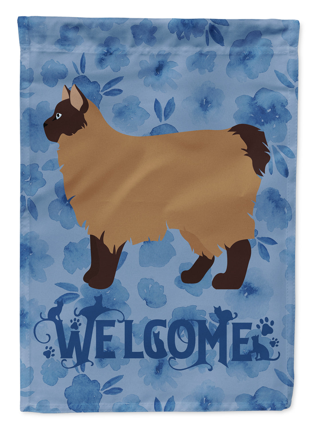 Owyhee Bob #2 Cat Welcome Flag Garden Size CK4942GF  the-store.com.