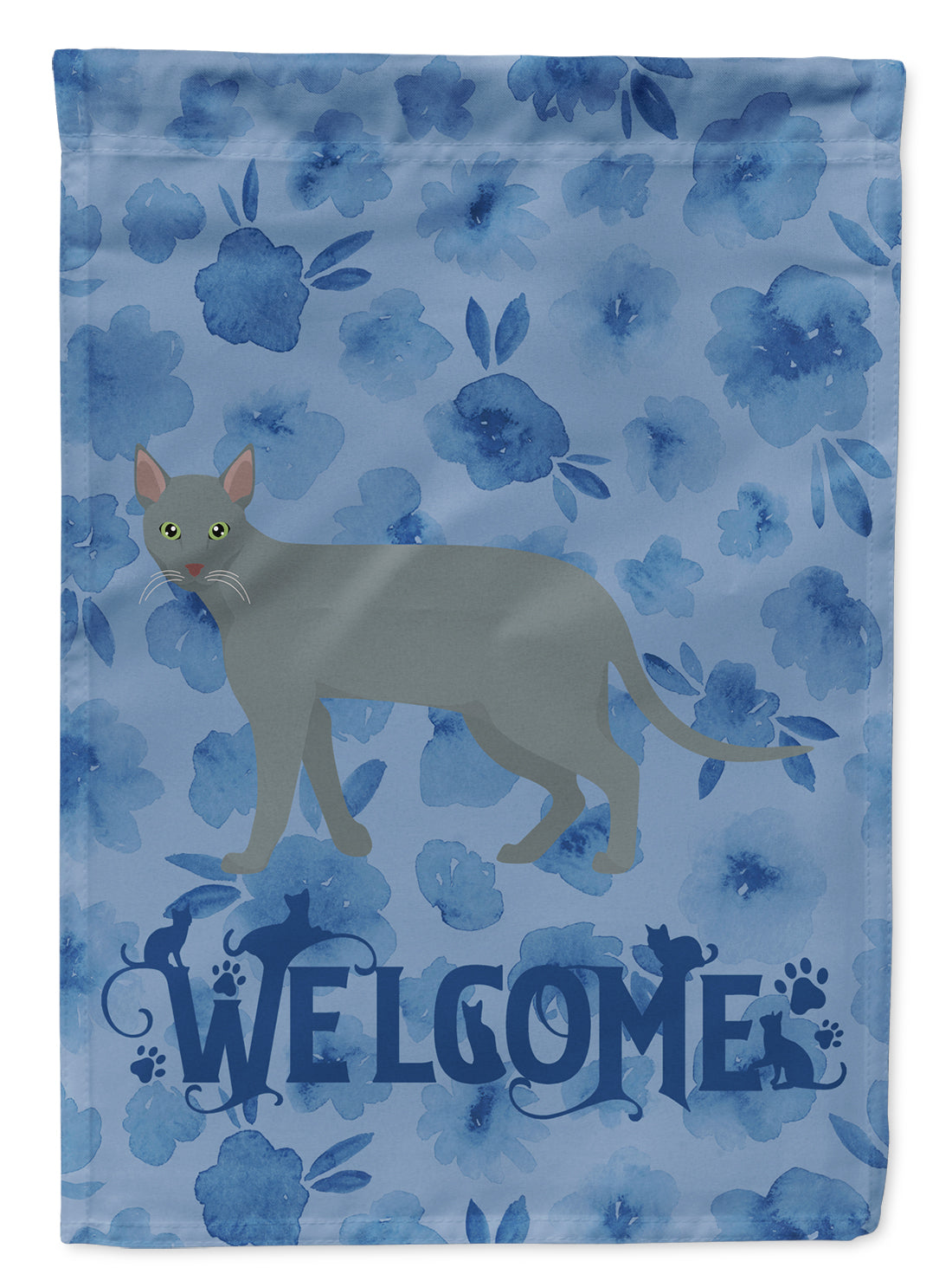 Raas Cat Welcome Flag Canvas House Size CK4955CHF  the-store.com.