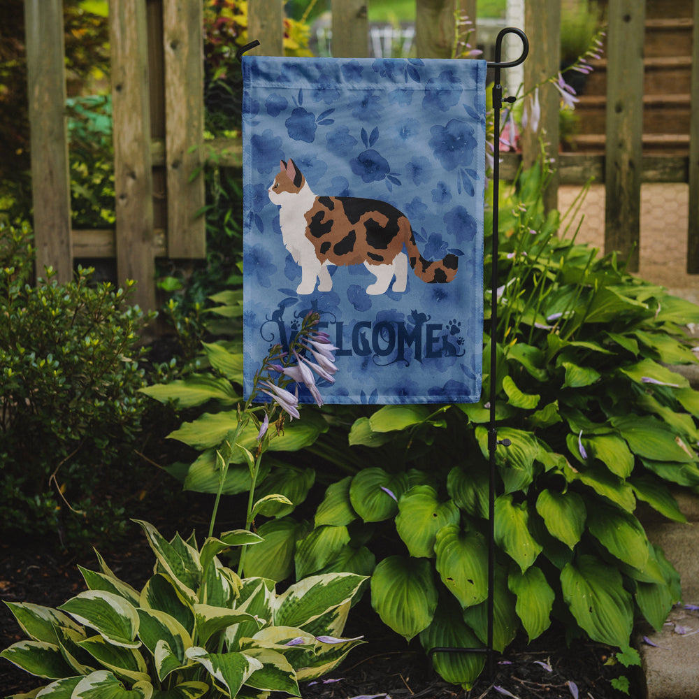 Ragamuffin #2 Cat Welcome Flag Garden Size CK4957GF  the-store.com.