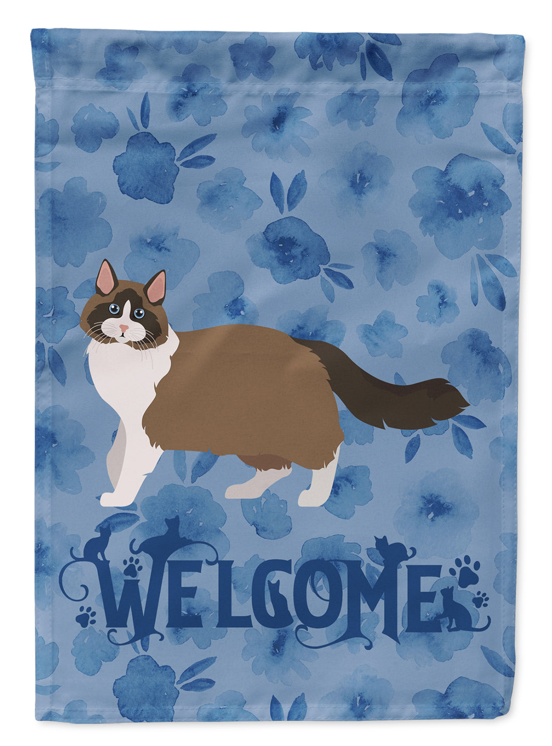 Ragdoll #1 Cat Welcome Flag Garden Size CK4958GF  the-store.com.