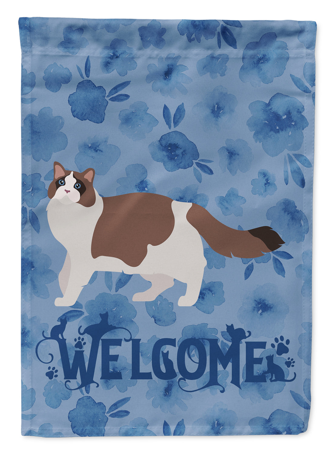 Ragdoll #3 Cat Welcome Flag Garden Size CK4960GF  the-store.com.