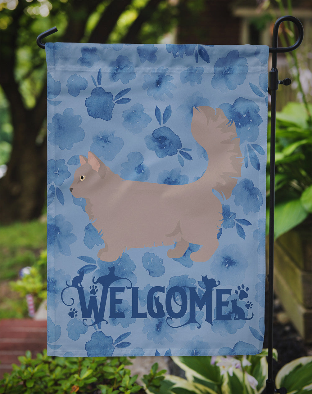 Skookum #2 Cat Welcome Flag Garden Size CK4984GF  the-store.com.