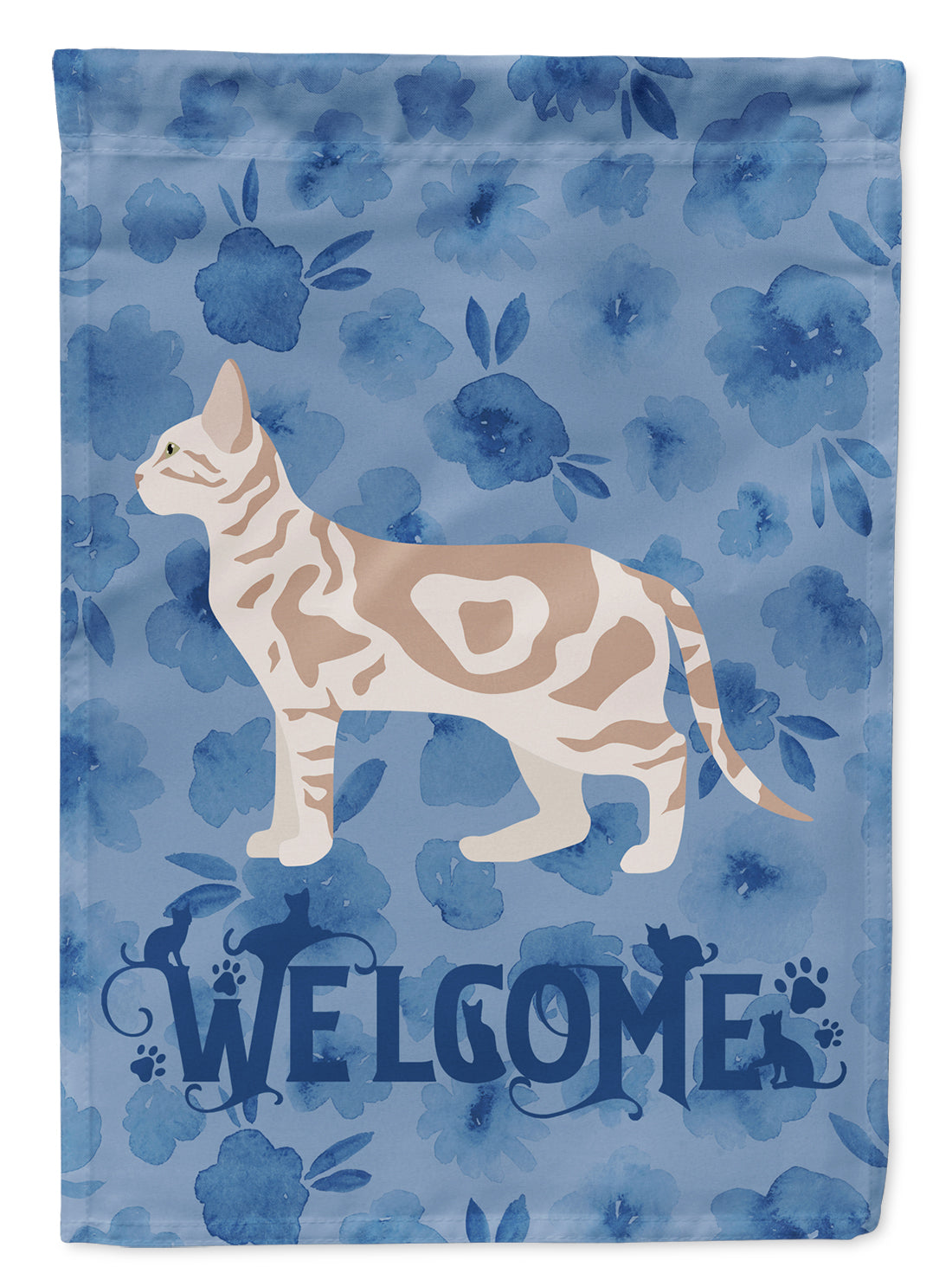 Sokoke #2 Cat Welcome Flag Garden Size CK4987GF  the-store.com.