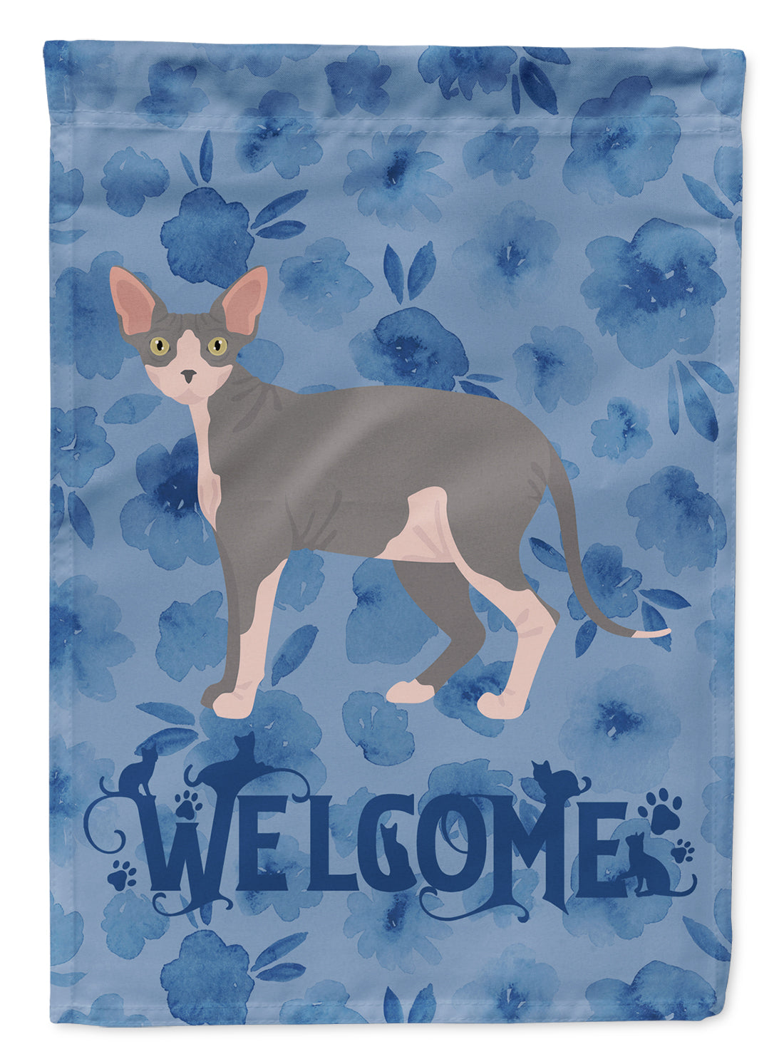 Sphynx #2 Cat Welcome Flag Garden Size CK4991GF  the-store.com.