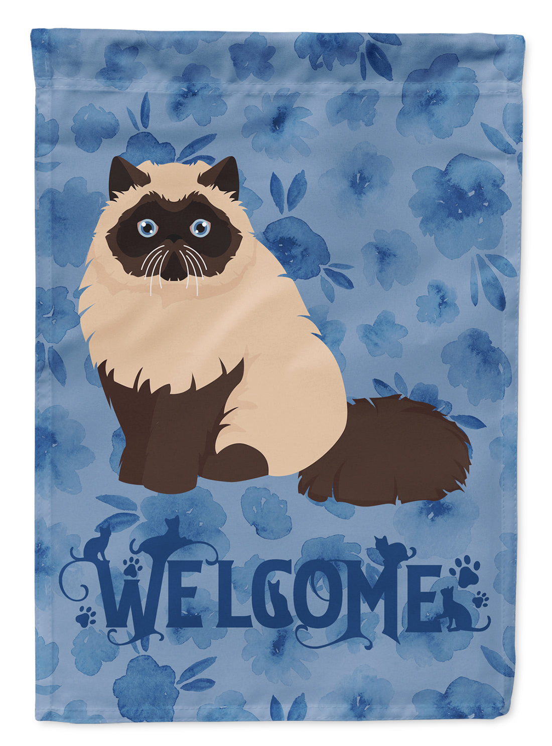 Colorpoint Persian Hymalayan Cat Welcome Flag Garden Size CK5025GF  the-store.com.