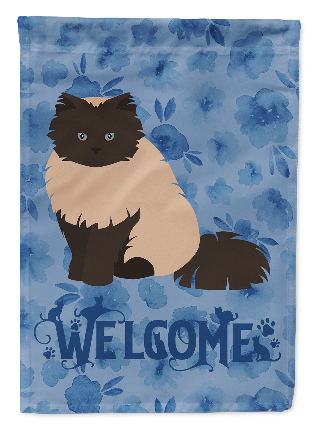 Colorpoint Persian Hymalayan #2 Cat Welcome Flag Garden Size CK5026GF  the-store.com.