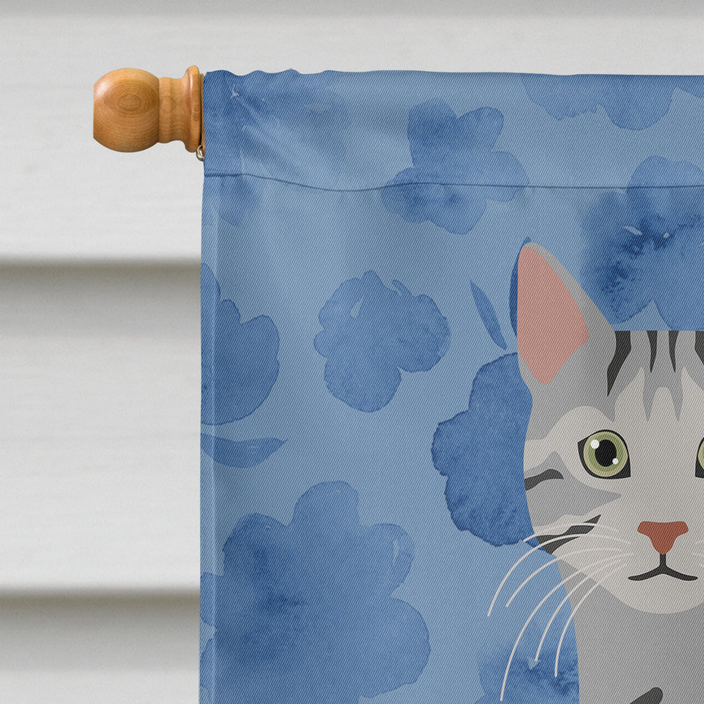 Egyptian Mau Cat Welcome Flag Canvas House Size CK5032CHF  the-store.com.