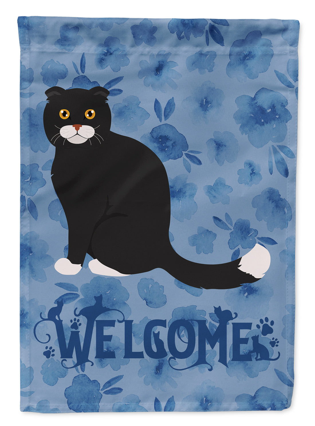 Foldex Exotic Fold #2 Cat Welcome Flag Garden Size CK5035GF  the-store.com.