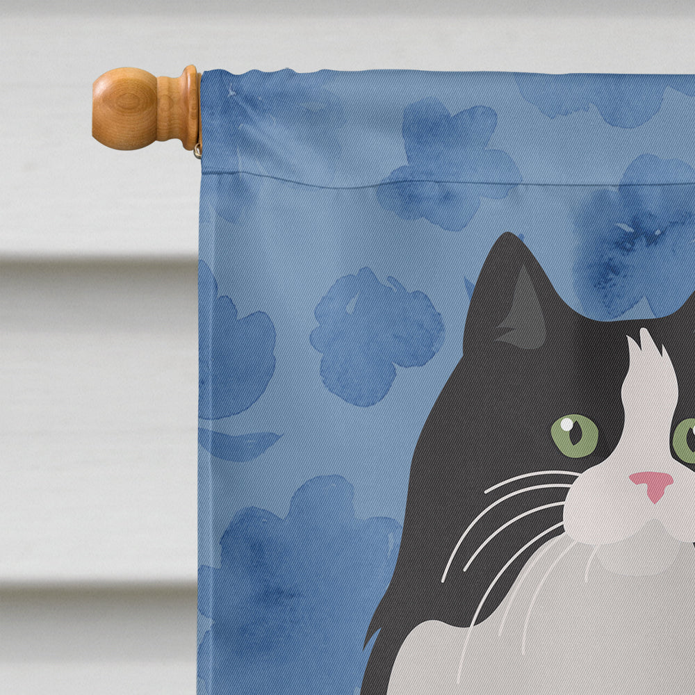 Ragamuffin Cat Welcome Flag Canvas House Size CK5053CHF  the-store.com.