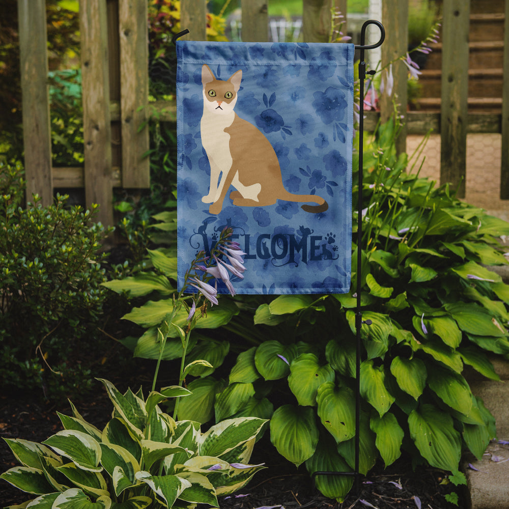 Singapura Cat Welcome Flag Garden Size CK5061GF  the-store.com.