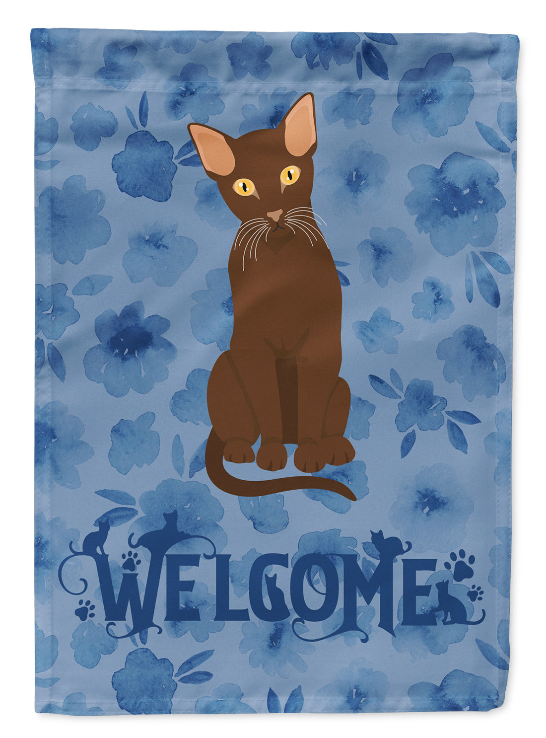 Suphalak Cat Welcome Flag Garden Size CK5069GF  the-store.com.