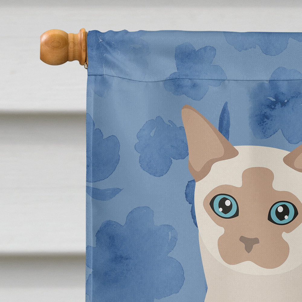 Tonkinese Cat Welcome Flag Canvas House Size CK5071CHF  the-store.com.